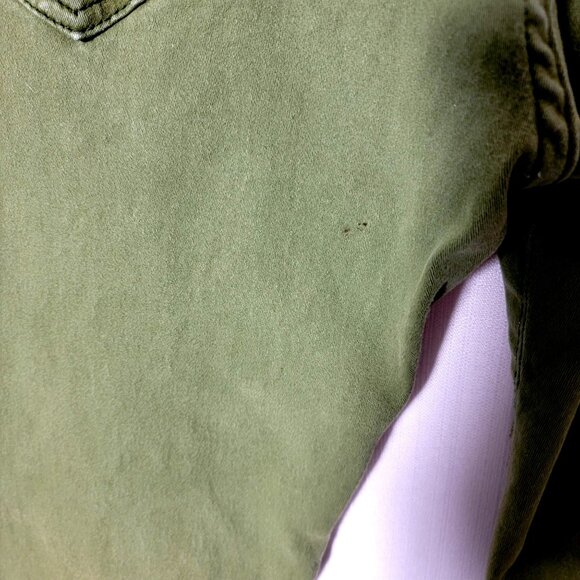 Qazel Vorrlon Mens Skinny Jeans Sz 32 Stretch Ripped Zippered knees Distressed - Picture 5 of 16